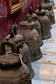 Luang Prabang, Laos - Wat Mai, bells are important symbol in Buddhism. 